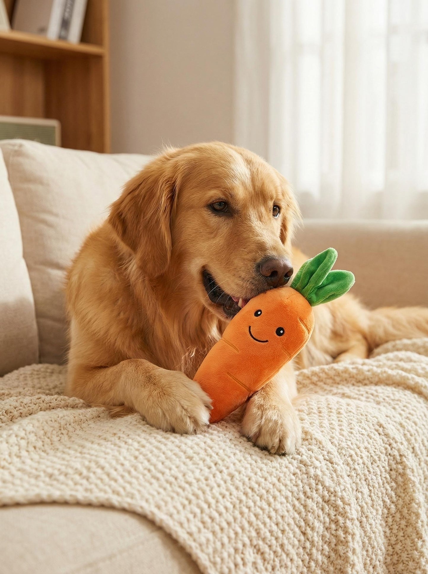 Cute Carrot - Plush Toy for Dogs