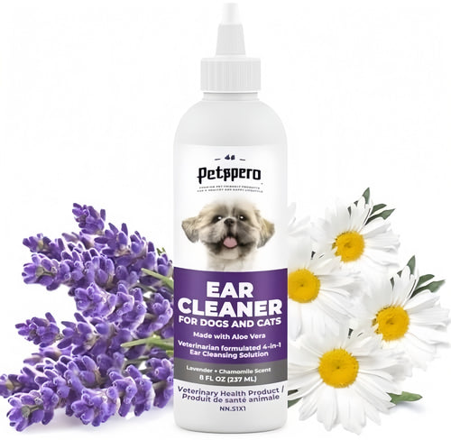 PH-Balanced Pet Ear Wash for Routine Hygiene
