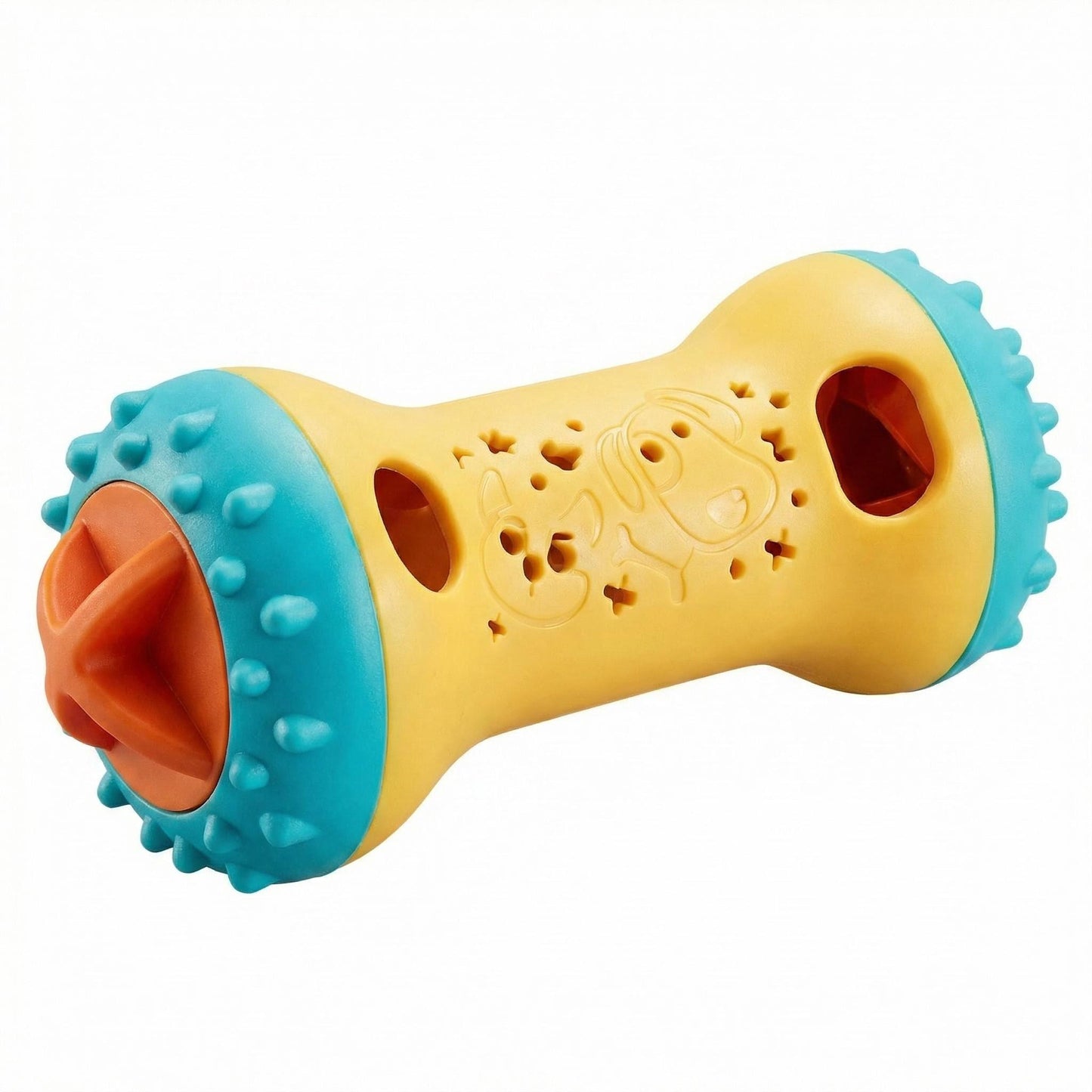 Adjustable Treat Dispensing-Roller Durable Nylon Bone Puzzle