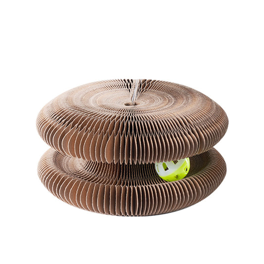 Accordion Cat Toy - Reversible Magic Scratcher