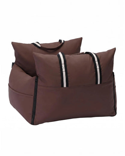 Brown - Pet Travel Car Seat