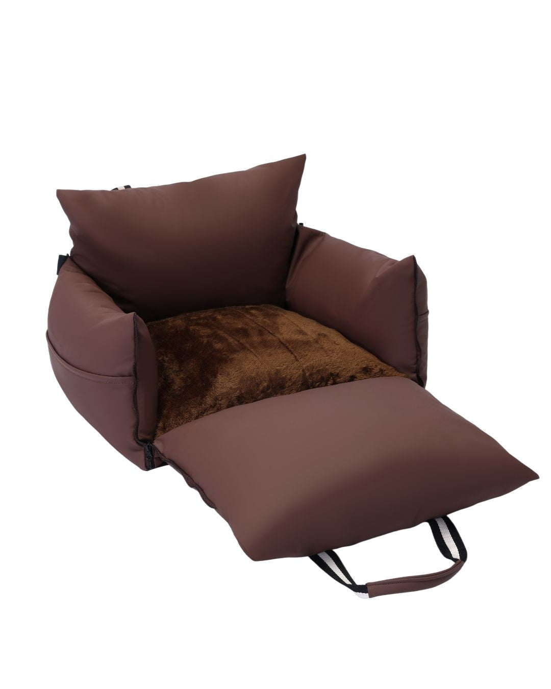 Brown - Pet Travel Car Seat