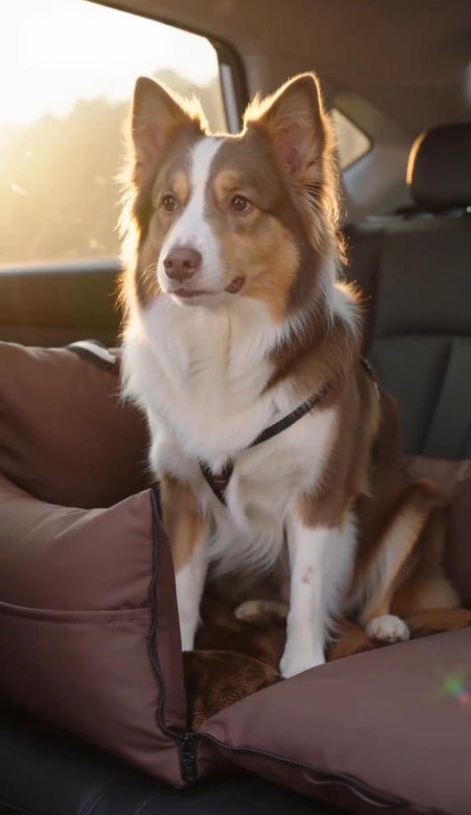 Brown - Pet Travel Car Seat