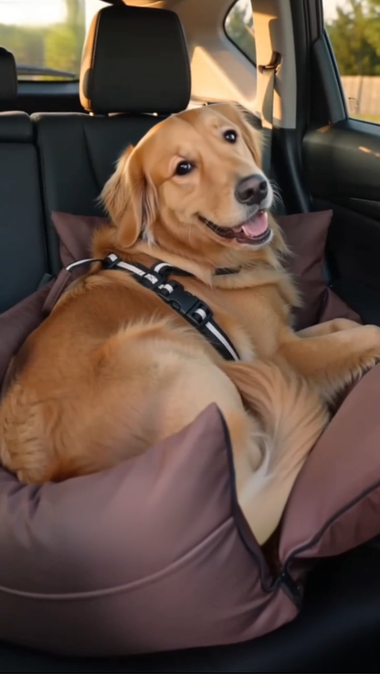 Brown - Pet Travel Car Seat