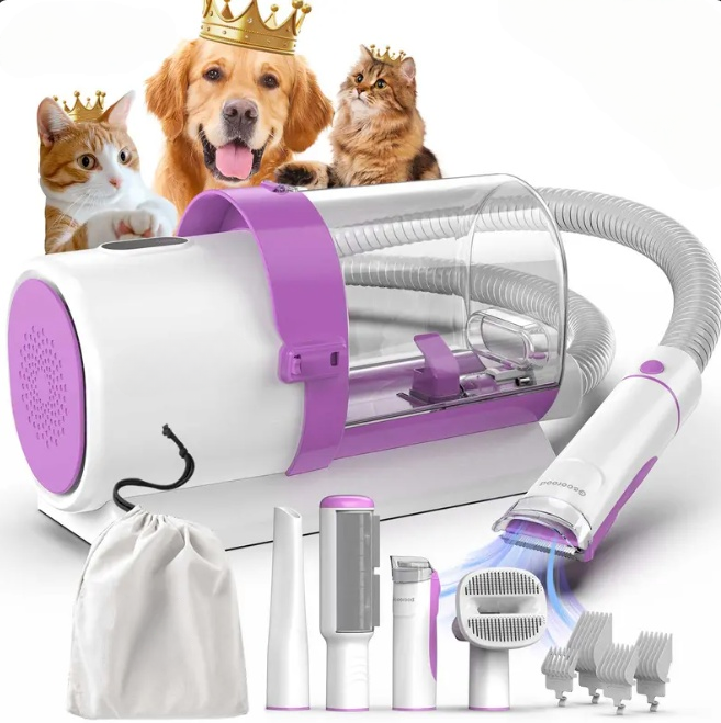 All-in-One Pet Grooming Vacuum Kit