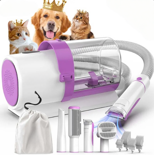 All-in-One Pet Grooming Vacuum Kit