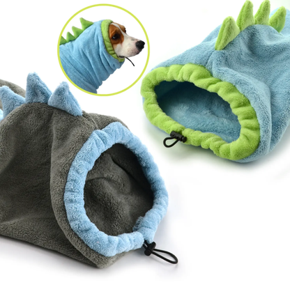 Dinosaur Quick-Dry Dog Bathrobe Pet Towels Set,Robe with Drying Gloves