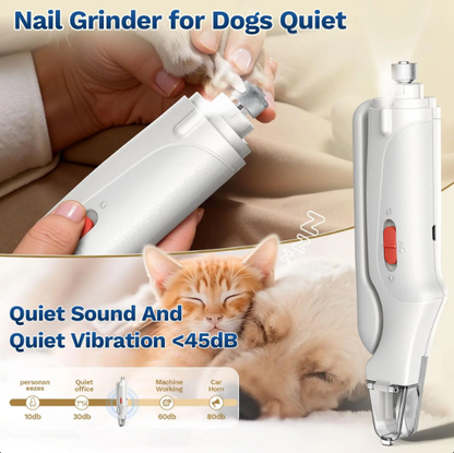 2-in-1 Professional Pet Nail Clipper & Grinder