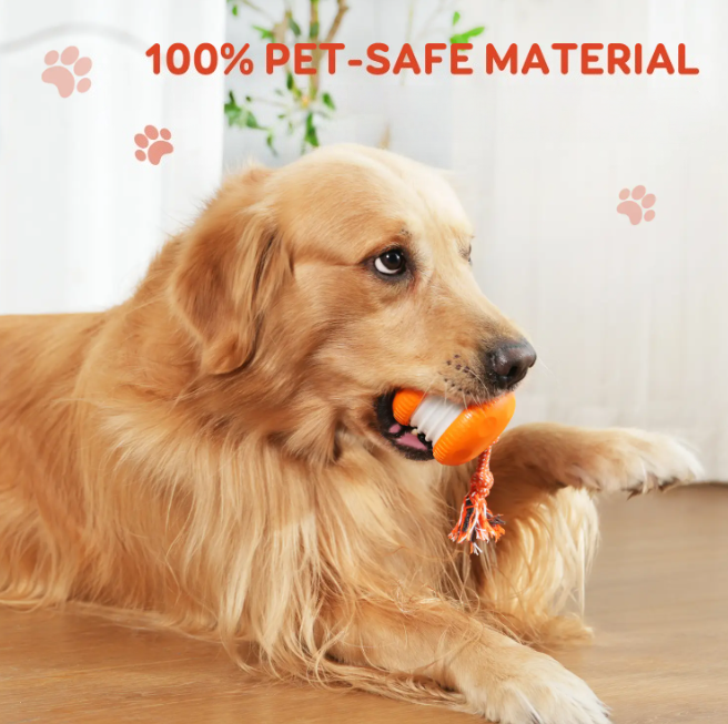 Automatic Rolling & Spinning Pet Toy with Rope