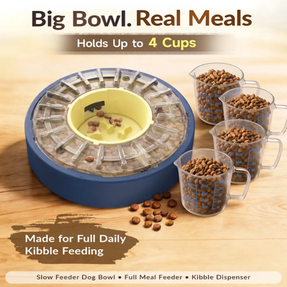 Anti-Gulping Spinning Dog Puzzle Feeder