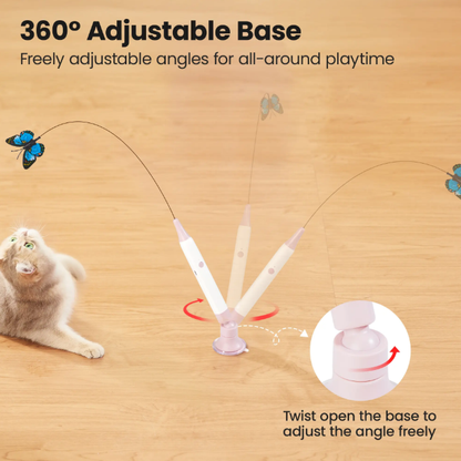 Spinning Butterfly Cat Toy