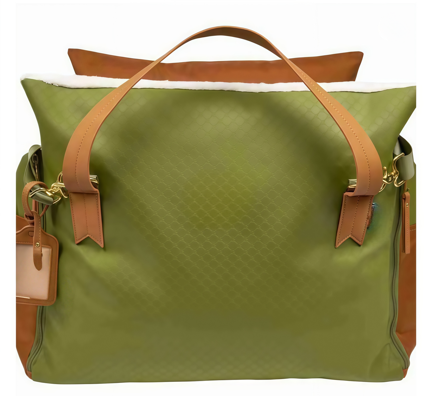 Olive Green Luxury Dog Car Seat