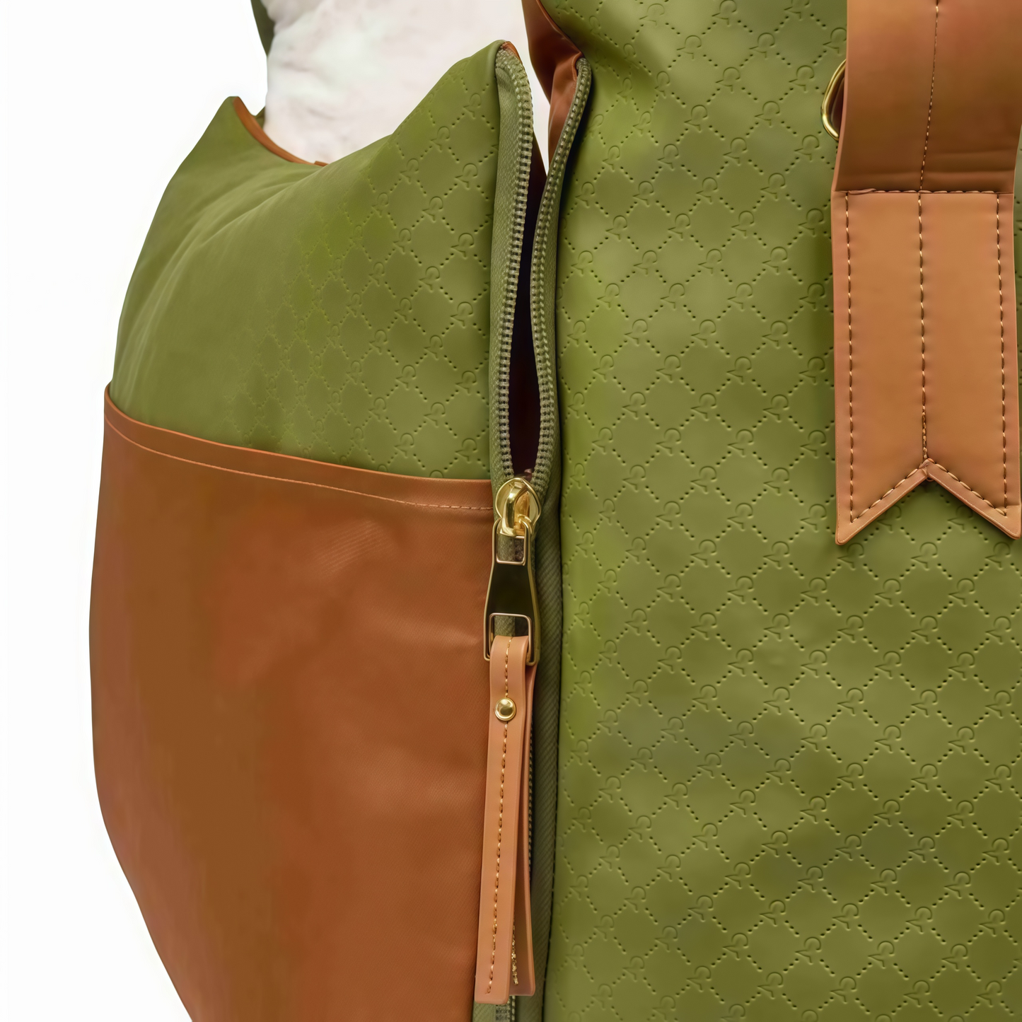 Olive Green Luxury Dog Car Seat