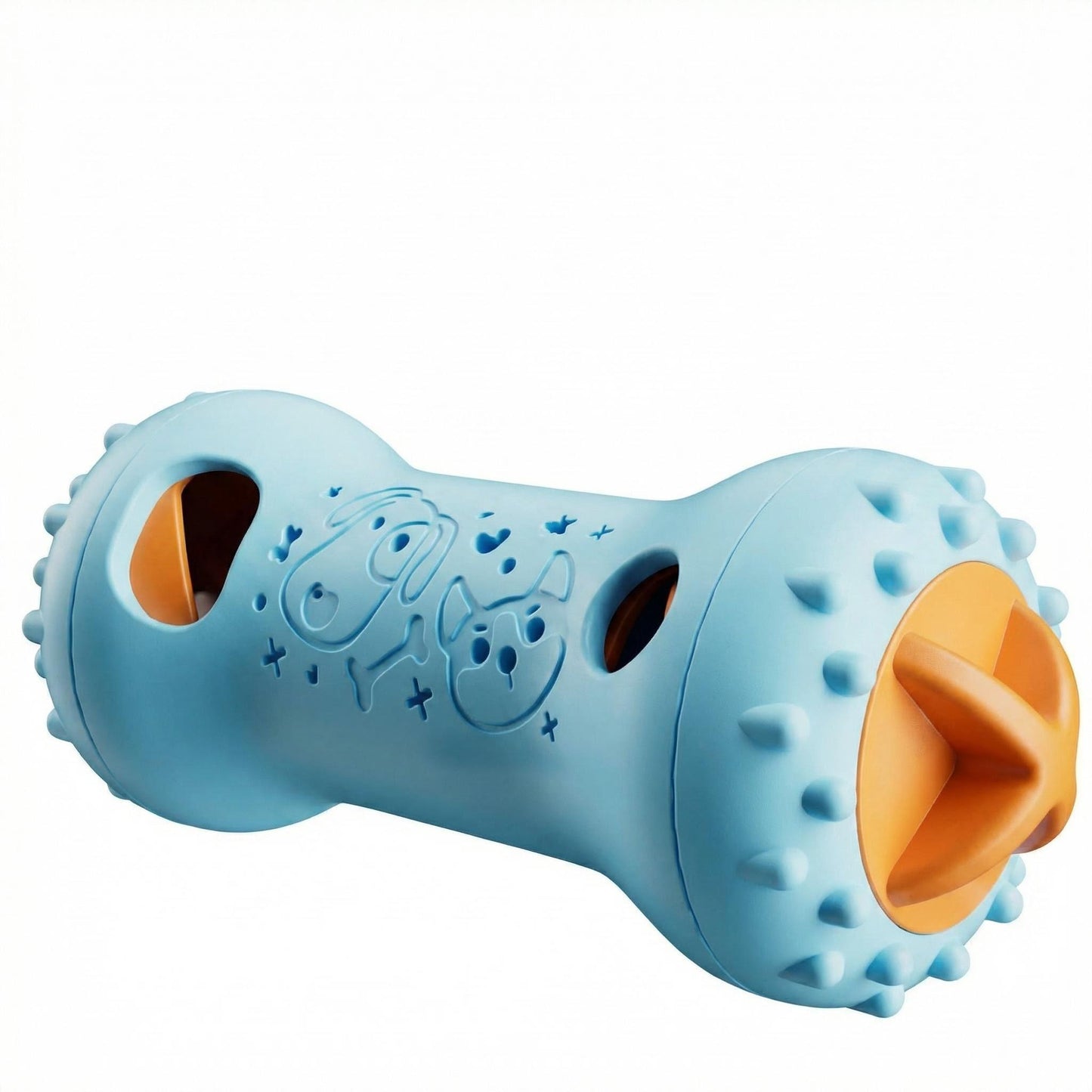 Adjustable Treat Dispensing-Roller Durable Nylon Bone Puzzle