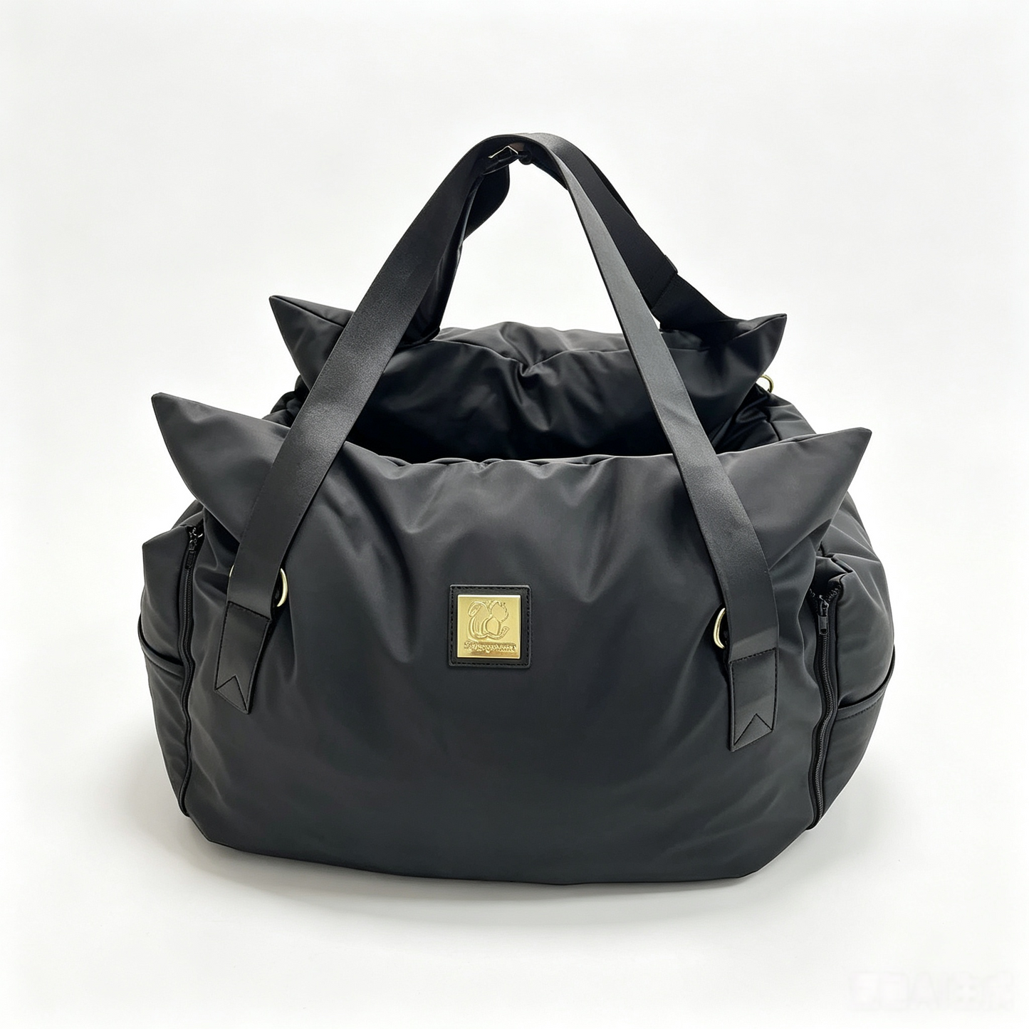 Black Luxury Dog Car Seat