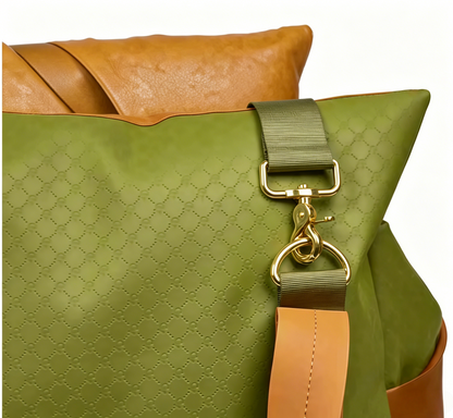 Olive Green Luxury Dog Car Seat