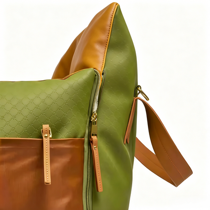 Olive Green Luxury Dog Car Seat